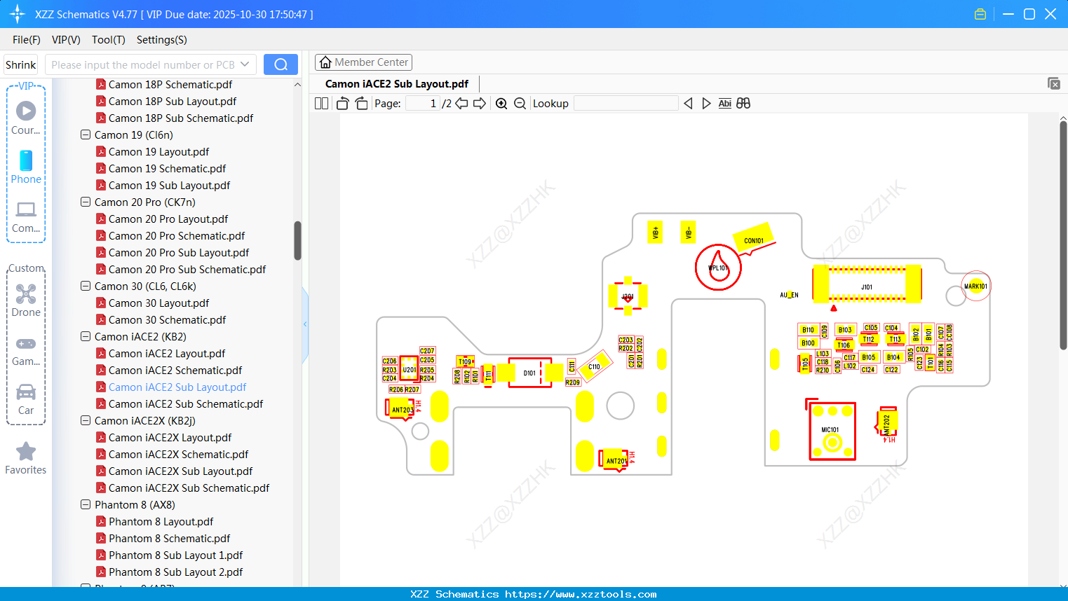 Tecno Camon IACE2 Sub Layout